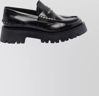 Alexander Wang leather lug loafers