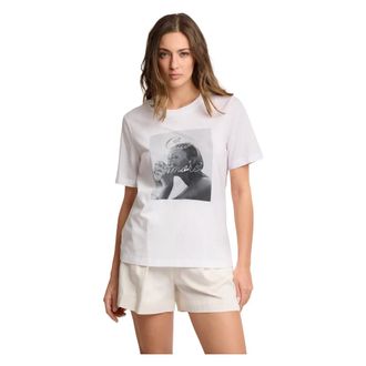 Kocca T-Shirts, female, White, Size: XL Casual Pictured Short Sleeved T-Shirt