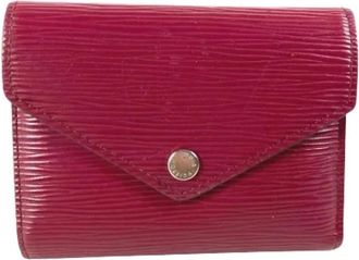 Louis Vuitton Pre-owned Vintage Tri-fold Wallet - Dames - Vintage Accessoires - Roze - ONE Size - Leer - Vintage