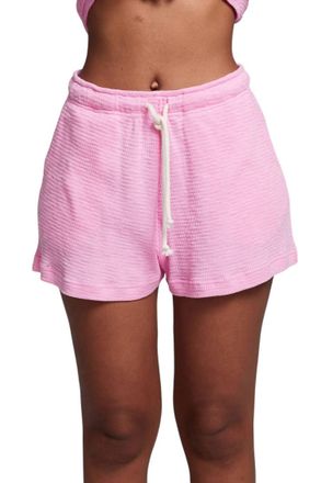 Chaser Waffle Shorts In Lavender