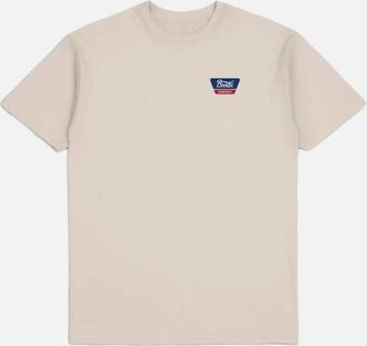 Brixton Mens Brixton Cream Linwood S/S Standard T-Shirt - Size: 36