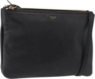 Celine Pre-owned Cross Body Bags, female, Black, Size: ONE SIZE Pre-owned Vintage Shoulder Bag
