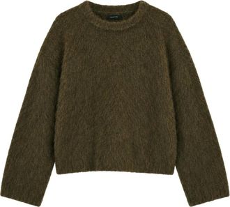 R13 Maglione Oversized Grunge - - Knitwear - Donna - Verde - M