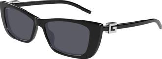 Gucci Gg1681S Zonnebril - unisex - Accessoires - Zwart - Maat: 53 MM