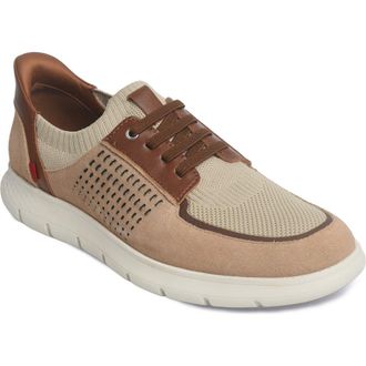 Marc Joseph New York Buffalo Street Hands Free Technology Lightweight Leather Sneaker in Beige at Nordstrom, Size 11.5
