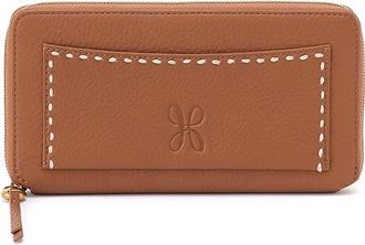 Hobo Hart Large Wallet Wallet Womens Handbags Warm Honey, Leather