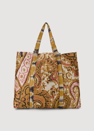 Summum Womens Paisley Bag In Soft Camel