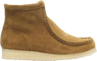 Clarks Wallabee Hi Tan Wlined Winterlaarzen - Dames - Winterlaarzen - Beige - 41 EU - Schoenen