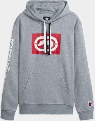 Ecko Iconic Logo Hoodie in Grey Heather at Nordstrom, Size Large