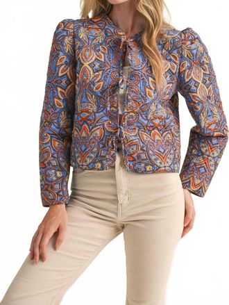 Merci Barrett Quilted Jacket In Multi