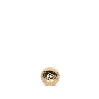 Jacquemus Rings, female, Yellow, Size: 2XS Geometric Metallic Jewelry Accessories