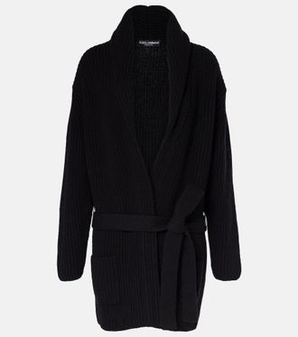 Dolce & Gabbana Cardigan in lana a coste