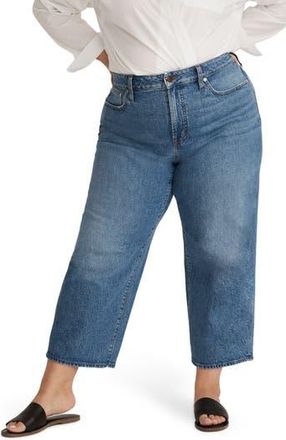 Madewell Perfect Vintage Crop Wide Leg Jeans in Cresslow Wash at Nordstrom Rack, Size 28W