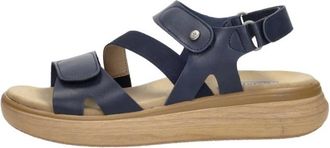 Wolky Amara Sandaal - Dames - Sandalen - Blauw - 41 EU - Wol - Schoenen