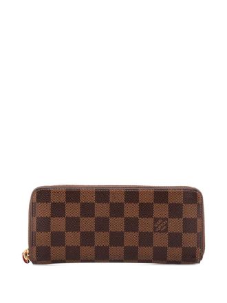 Louis Vuitton Clemence Wallet Damier small wallets - women - Fabric - One Size - Brown
