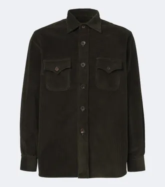 Rubinacci Cotton corduroy overshirt