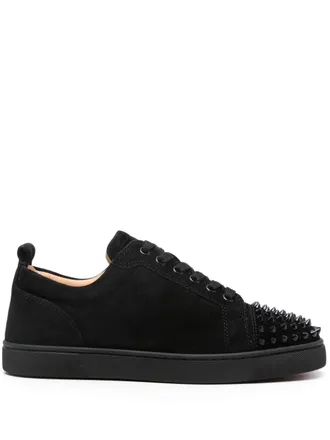 Christian Louboutin Louis Junior Suede Leather Sneakers