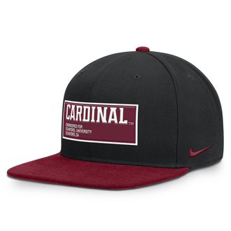 Nike Stanford On-Field Pro Nike Mens Dri-FIT College Adjustable Hat in Black | NC12090NSDN-PNR