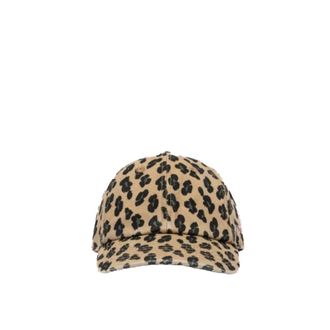 Autry Baseball Cap Leo - Dames - Accessoires - Beige - Maat: ONE Size Katoen