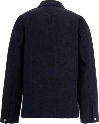 A.P.C. Mens Jacket Grand Jack Frgmt Indigo Cotton Shirt