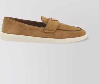 Prada leather loafers