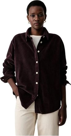 American Vintage Pado Shirt - Dames - Overhemden - Paars - Xs/S - Katoen - Overhemden