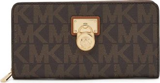 Michael Kors Portafoglio con stampa - Marrone