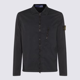 Stone Island Navy Blue Shirt