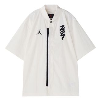Nike Jordan Air Jordan FW22 Logo Zion Shirt White Black DR2173-133