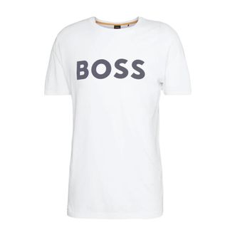 HUGO BOSS Heren, Tops, Wit, Maat: XL Katoen