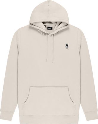 Dalix Astronaut Midweight Fleece Classic Hooded Sweatshirt in Bone at Nordstrom, Size Xx-Large