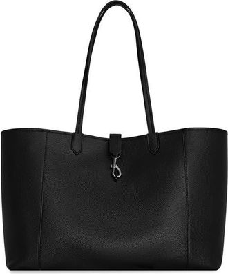 Rebecca Minkoff Megan East/West Leather Tote in Black at Nordstrom