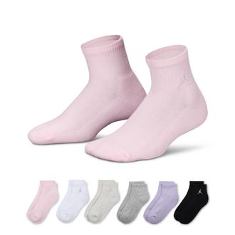 Nike Jordan Everyday Essentials Kids Ankle Socks (6 Pairs) in Multicolor | BJ0593-A9Y