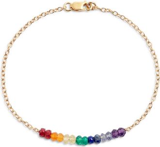 Nashelle Joy Quartz Bead Bracelet in Gold Fill at Nordstrom