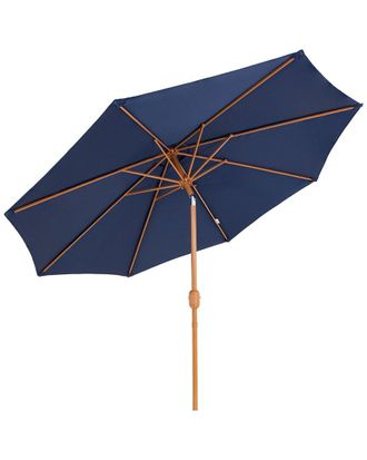 Sunnydaze 8.5Ft Outdoor Patio Umbrella With Tilt, Crank & Vent