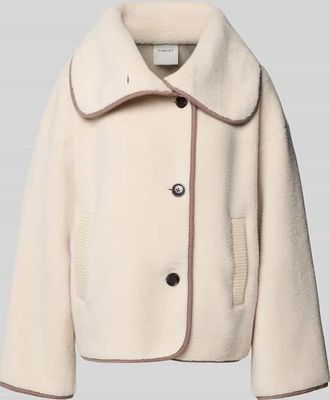 Varley Boxy Fit Fleecejacke mit Eingrifftaschen Modell romane in Sand, Gr&ouml;&szlig;e XL