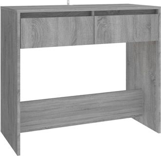 vidaXL Vidaxl - Mesa consola madera de ingeniería gris Sonoma 89x41x76,5 cm