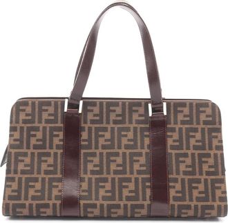 Fendi Pre-owned Fendi Zucca Canvas Handbag Ladies I2YFSENOTF94GTOU