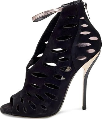 Jimmy Choo London 125mm cut-out ankle boots - Black
