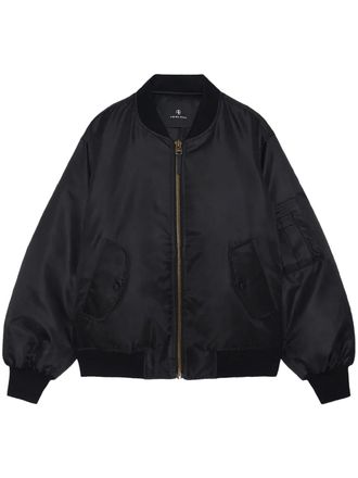 Anine Bing Leon Oversized Zip Bomber Jacket