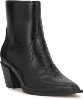 Jessica Simpson Helvona Pointed Toe Bootie in Black at Nordstrom Rack, Size 9.5