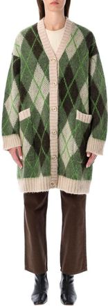 Emporio Armani Oversized Alpaca Blend Cardigan