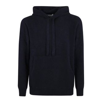 Laneus Hoodies & sweatvesten, Heren, Blauw, XL, Kasjmier, Kasjmier Hoodie Trui