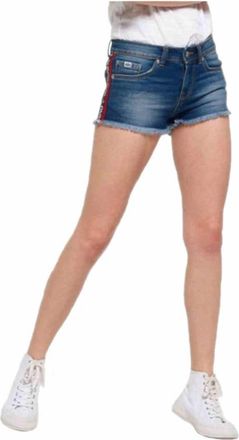 Superdry Korte spijkerbroek - Dames - Denim shorts - Blauw - W25 - Denim - Korte Broeken