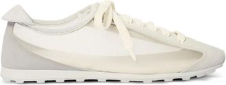 Jacquemus The Tennis sneakers met mesh vlakken - Beige