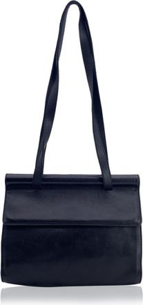Bottega Veneta Pre-owned Womens Vintage Leather Tote Bag - Black - One Size