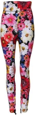 Dolce & Gabbana Dames, Broeken, Veelkleurig, Maat: S Katoen