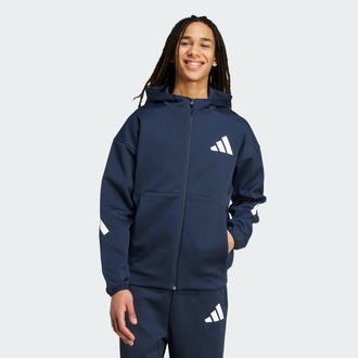 adidas Mens adidas Z. N.E. Full-Zip Hooded Track Jacket