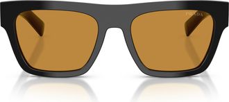 Prada 0pr C03s Rectangular Acetate Sunglasses