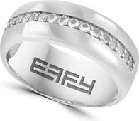 Effy Mens Sterling Silver White Topaz Band Ring at Nordstrom Rack, Size 10